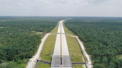 Hutama Karya Selesaikan 9 km Jalan Tol Pekanbaru – Bangkinang dengan Cepat dan Efisien