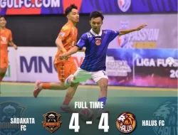 Futsal Profesional 2024: Sadakata FC Berhasil Menahan Imbang Halus FC 4-4, Pertandingan Penuh Aksi di Lapangan Hijau