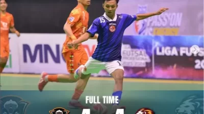 Futsal Profesional 2024: Sadakata FC Berhasil Menahan Imbang Halus FC 4-4, Pertandingan Penuh Aksi di Lapangan Hijau