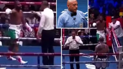 "Mayweather Dikalahkan oleh Waspada Wasit, Terpaksa Keluar dari Arena Saat Berhadapan dengan John Gotti III"