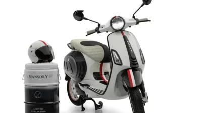 Skuter Listrik Vespa Versi Glamour Dengan Nama Monaco Edition