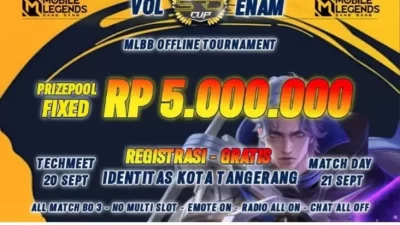 "SRD CUP VOL 6: Kompetisi Mobile Legends Seru di Tangerang yang Dibanjiri GAMES+ Arcade!"