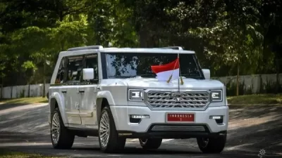 "Ini Dia Mobil Maung, Kendaraan Dinas Menteri Prabowo yang Dibuat dengan 70% Bahan Lokal"