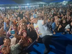 Dukungan Massa Mengalir untuk Cagub Sulteng Ahmad Aliyuddin di Simpang Raya