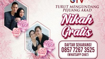 "Gratis untuk Pejuang Akad: GTV Hadirkan Pernikahan Impianmu dalam Acara Spesial!"