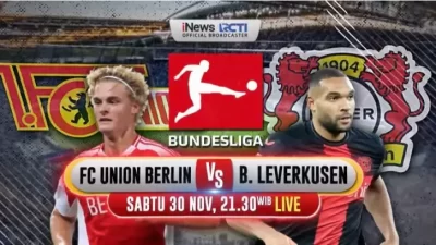 Jangan Lewatkan Laga Sengit di iNews! FC Union vs Bayer Leverkusen, Tonton Malam Ini Jam 21.30 WIB