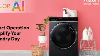 "Teknologi AI Menghadirkan Mesin Cuci Terbaru yang Bisa Dikendalikan dengan Mudah Melalui Sentuhan Jari"