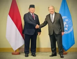 Prabowo Serahkan Pesan Penting Indonesia pada Sekjen PBB Antonio Guterres Terkait Pasukan Perdamaian