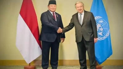 "Prabowo Sampaikan Pesan Strategis Indonesia kepada Sekjen PBB Antonio Guterres Mengenai Pasukan Perdamaian"