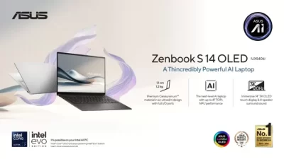 "ASUS Zenbook S 14 OLED UX5406, Laptop yang Bikin Pecinta Kebutuhan Tipis Makin Bergaya"