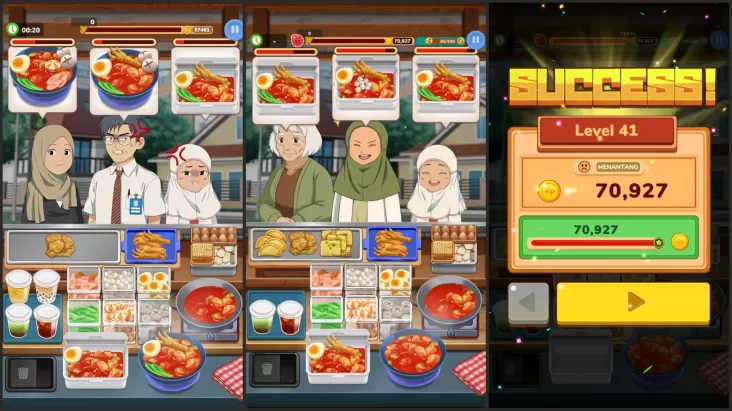 "Warung Seblak Nusantara: Game Seru Menjadi Pedagang Seblak, Karya Terbaru dari Gambir Studio"