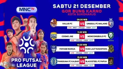 Jelang Kick-off Pro Futsal League 2025, Halus FC Jakarta dan Unggul FC Malang Siap Berikan Pertandingan Memikat di MNCTV.