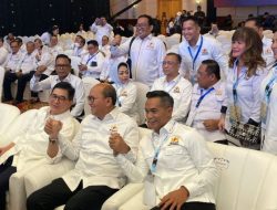 Anindya Bakrie kemudian Arsjad Rasjid Kompak Hadiri Munas Konsolidasi Kadin