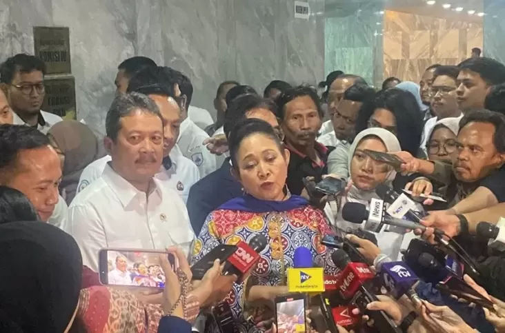 Di Sebelah Menteri Trenggono, Titiek Soeharto Minta Semua Kementerian Tak Perlu Takut Lawan Oligarki