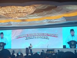 Hadiri Munas Konsolidasi Kadin, Prabowo Komitmen Berikan Peran Besar untuk Swasta