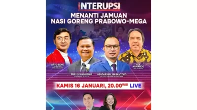Jangan Lewatkan INTERUPSI Menanti Jamuan Nasi Goreng Prabowo-Mega