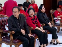 Hadiri HUT Ke-52 PDIP, Megawati Didampingi Prananda dan juga Hasto Kristiyanto