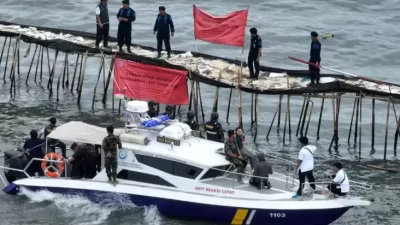 Pagar Laut Misterius di area Banten Ternyata Kantongi HGB, Hal ini Pemiliknya