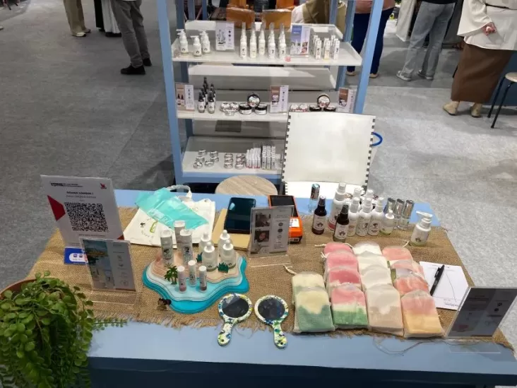 Gaet Customer dalam area BRI UMKM EXPO(RT) 2025 Oganic Lombok Andalkan Bahan Baku Lokal