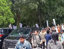 Para Tamu Silaturahmi KIM Mulai Berdatangan ke Rumah Prabowo