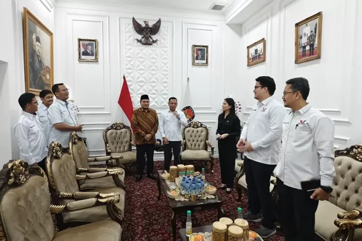 Perindo Silaturahmi ke Ketua KPU, Kenalkan Kerangka Pengurus Pusat hingga Bicara Tahapan pemilihan raya