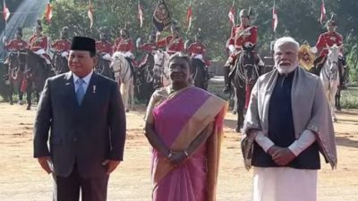 Presiden Prabowo Kunjungi Istana Rashtrapati Bavan India, Disambut Presiden Droupadi Murmu dan juga PM Narendra Modi