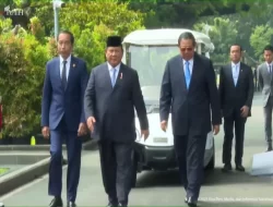 Tegaskan SBY kemudian Jokowi Tak Pernah Cawe-cawe, Prabowo: Saya Minta Dicawe-cawe