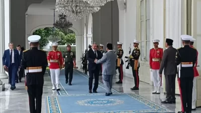 Terima Kunjungan Sekretaris Dewan Ketenteraman Rusia, Prabowo Tanyakan Kabar Kepala Negara Rusia