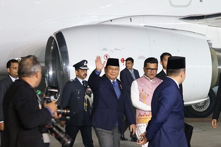 WNI pada tempat India Antusias Sambut Prabowo: Tak Disangka Bapak Jabat Tangan Kita