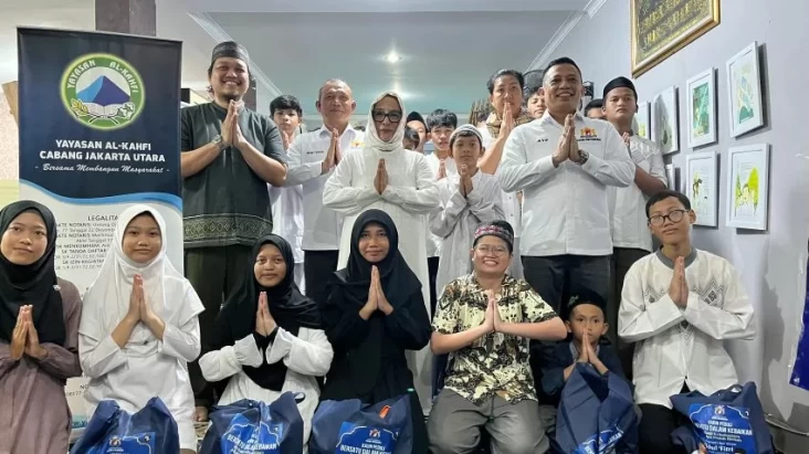 Berbagi Kebahagiaan Ramadan, Kadin Salurkan 150 Paket Bantuan ke Anak Yatim