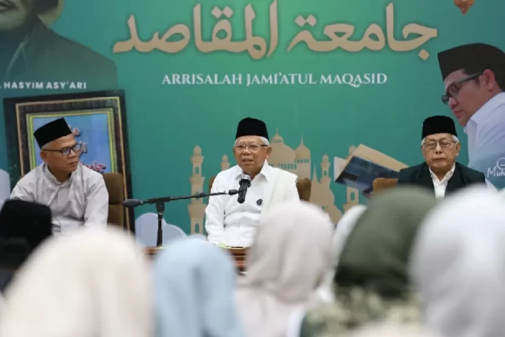 Kaji Kitab Arrisalah Karya Mbah Hasyim, KH Ma’ruf Amin: Hal ini Tradisi PKB