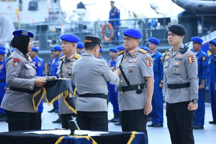 Pimpin Sertijab, Komjen Pol Fadil Imran Harap Polairud Semakin Tangguh Hadapi Ancaman Laut juga Lingkungan