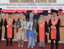 Kisah Taufik Rahman, Mahasiswa S3 UIN Antasari yang Meninggal Sebelum Wisuda, Ijazah Diterima Istri