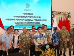 UMP Sulawesi Utara 2026 Tembus Rp4 Juta, Berlaku 1 Januari