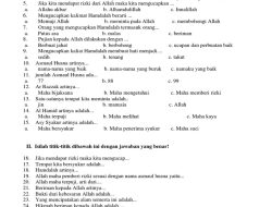 50 Soal TKA Akidah Akhlak Kelas 6 SD Semester 2 2026 + Jawaban