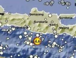 Info Terbaru Gempa Pacitan Hari Ini 2026, Pusat Gempa Terkini 2 Menit Lalu Jatim
