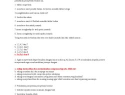 65 Soal Ujian Agama Islam Kelas 8 SMP/MTs dengan Kunci Jawaban