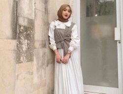 10 gaya hijab remaja modis untuk Lebaran