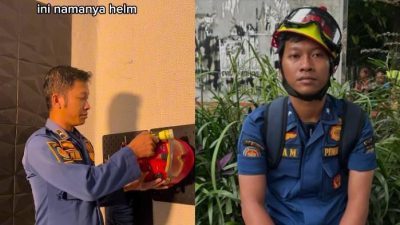 Pemilik Helm Bukan Polisi, Pekerjaan Asli Terungkap
