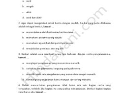 20 Soal UAS Bahasa Indonesia Kelas 7 SMP Semester 2 Kurikulum Merdeka dengan Kunci Jawaban