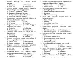 Soal Ujian IPS Kelas 9 dan Jawaban: Perkembangan Ekonomi hingga Kerja Sama Global