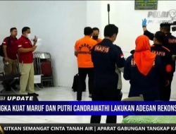 16 Adegan Terungkap dalam Rekonstruksi Kasus KDRT Bripka Raihan di Ternate